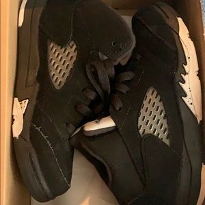 Toddlers Jordan 5 Black metallic